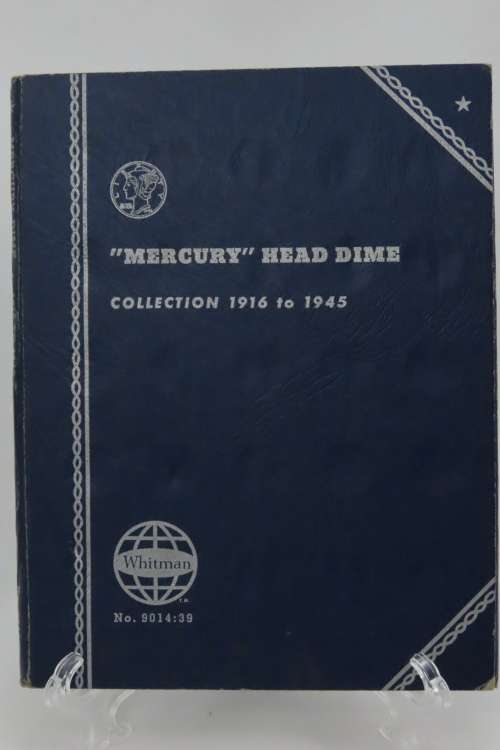 Collector`s Folder for Mercury Head Dime Collection 1916 to 1945