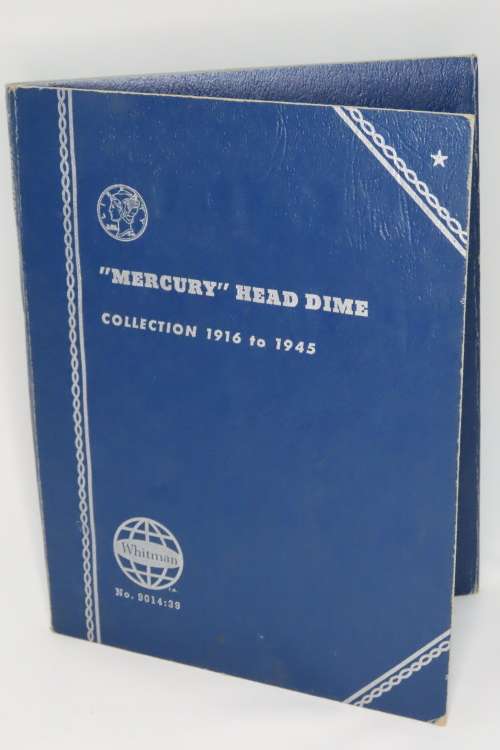 Collector`s Folder for Mercury Head Dime Collection 1916 to 1945
