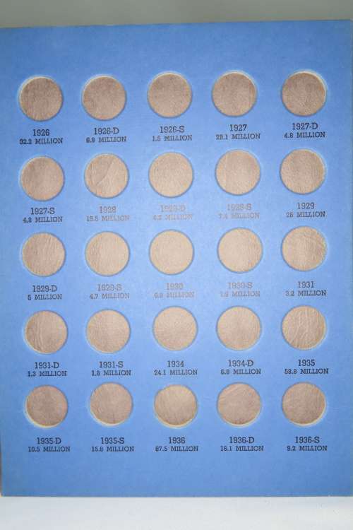 Collector`s Folder for Mercury Head Dime Collection 1916 to 1945