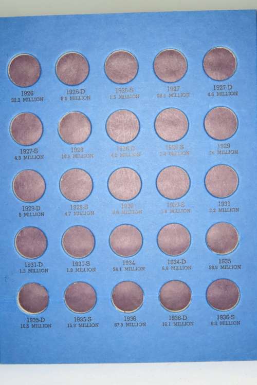 Collector`s Folder for Mercury Head Dime Collection 1916 to 1945
