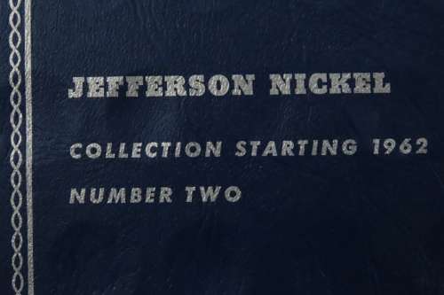 Collector`s Folder for Jefferson Nickel Collection 1962 to 1995
