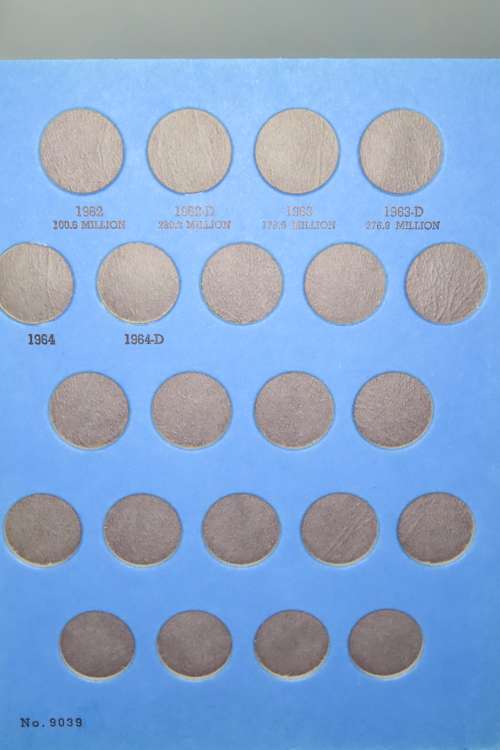 Collector`s Folder for Jefferson Nickel Collection 1962 to 1995