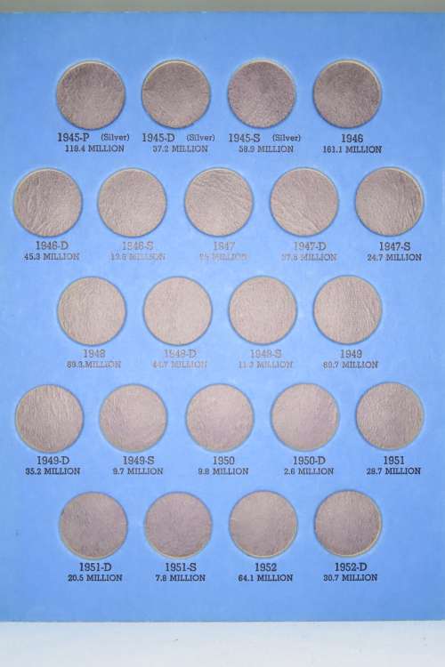 Collector`s Folder for Jefferson Nickel Collection 1938 to 1961