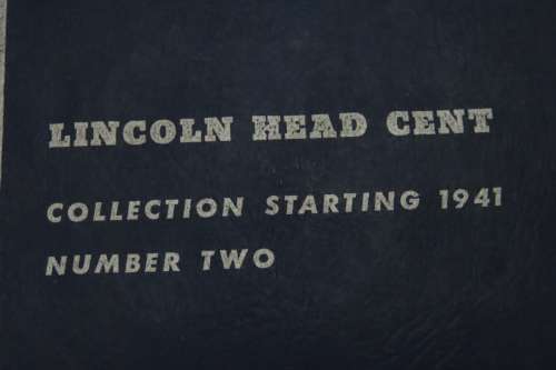 Collector`s Folder for Lincoln Cent Collection Starting 1941 to 1974