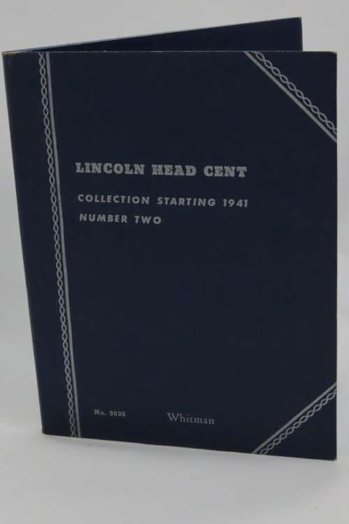 Collector`s Folder for Lincoln Cent Collection Starting 1941 to 1974
