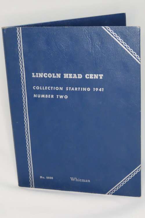 Collector`s Folder for Lincoln Cent Collection Starting 1941 to 1974