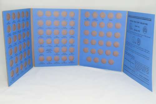 Collector`s Folder for Lincoln Cent Collection Starting 1941 to 1974