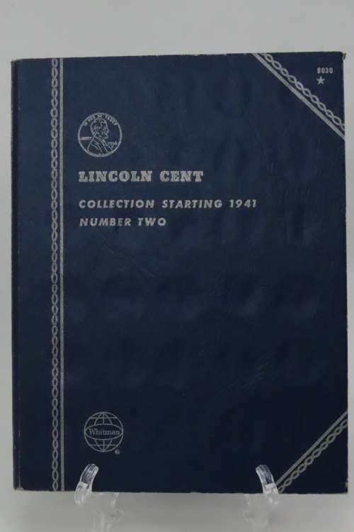 Collector`s Folder for Lincoln Cent Collection Starting 1941 to 1974