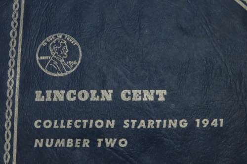 Collector`s Folder for Lincoln Cent Collection Starting 1941 to 1974