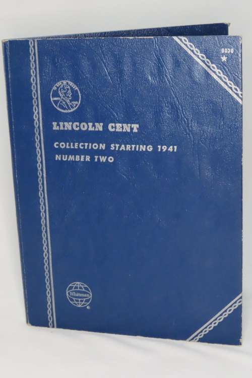 Collector`s Folder for Lincoln Cent Collection Starting 1941 to 1974