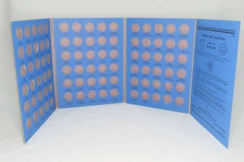 Collector`s Folder for Lincoln Cent Collection Starting 1941 to 1974