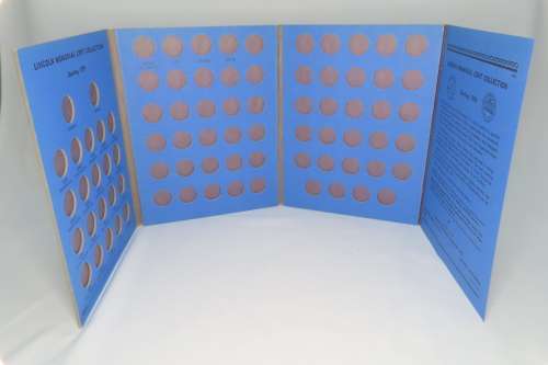 Collector`s Folder for Lincoln Memorial Cent Collection 1959 to 1998