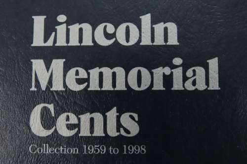 Collector`s Folder for Lincoln Memorial Cent Collection 1959 to 1998
