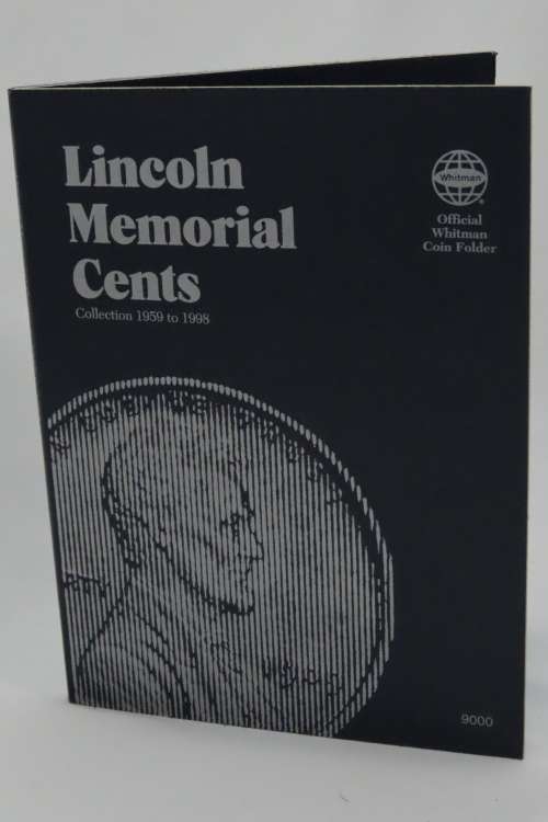 Collector`s Folder for Lincoln Memorial Cent Collection 1959 to 1998