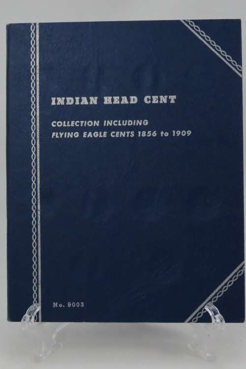 Collector`s Folder for Indian Head Cent Collection 1857 to 1909 including Flying Eagle Cents