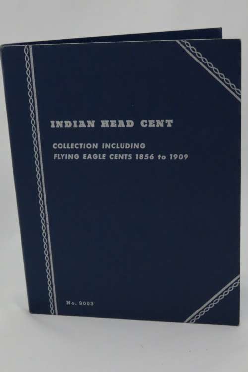 Collector`s Folder for Indian Head Cent Collection 1857 to 1909 including Flying Eagle Cents