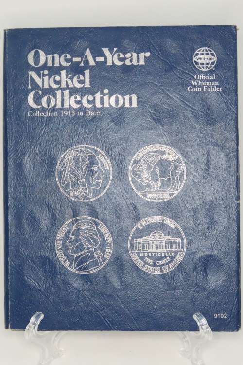Collector`s Folder for American Nickel Collection 1913 to 1990 One A Year