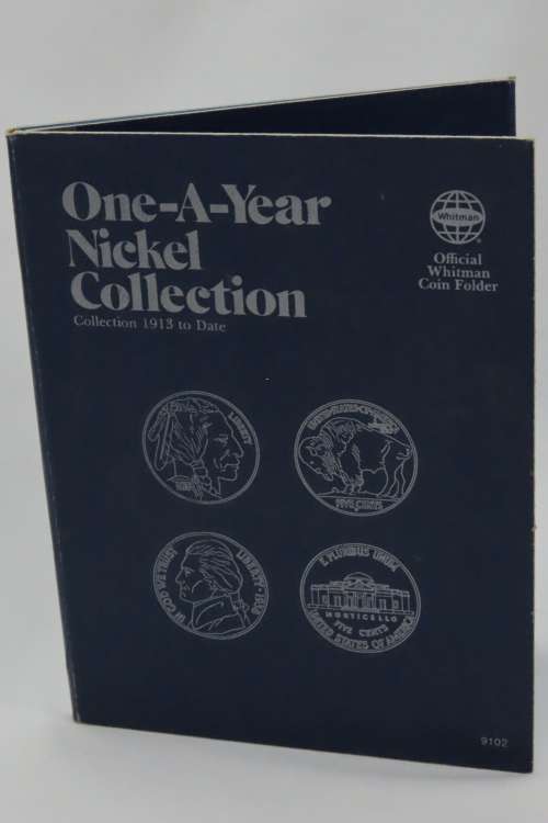 Collector`s Folder for American Nickel Collection 1913 to 1990 One A Year