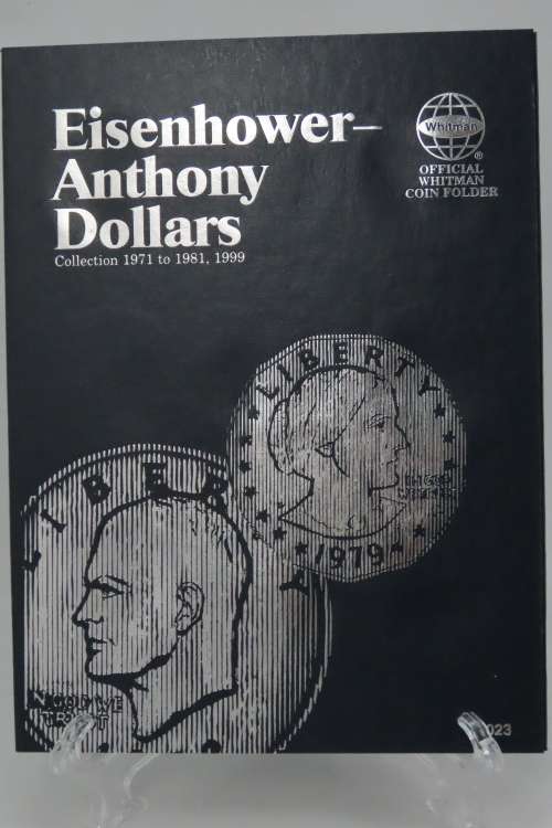 Collector`s Folder for Eisenhower and Anthony Dollars Collection 1971 to 1981 + 99