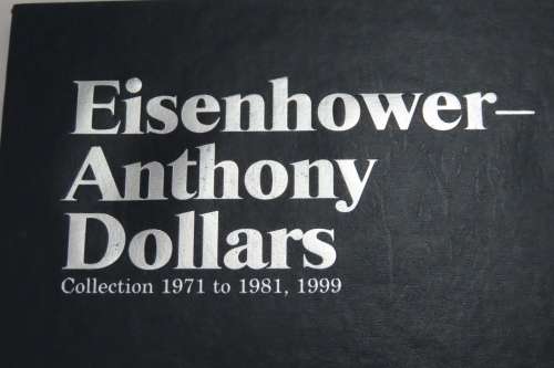 Collector`s Folder for Eisenhower and Anthony Dollars Collection 1971 to 1981 + 99