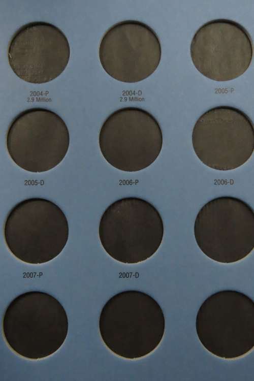Collector`s Folder for Kennedy Half Dollars Collection 2004 to 2021
