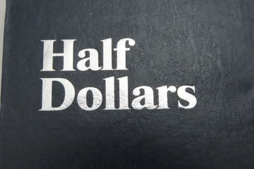 Collector`s Folder for Plain Half Dollars Collection No Dates