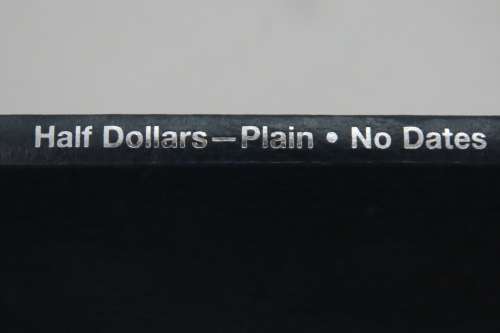Collector`s Folder for Plain Half Dollars Collection No Dates