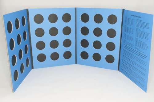 Collector`s Folder for Plain Half Dollars Collection No Dates