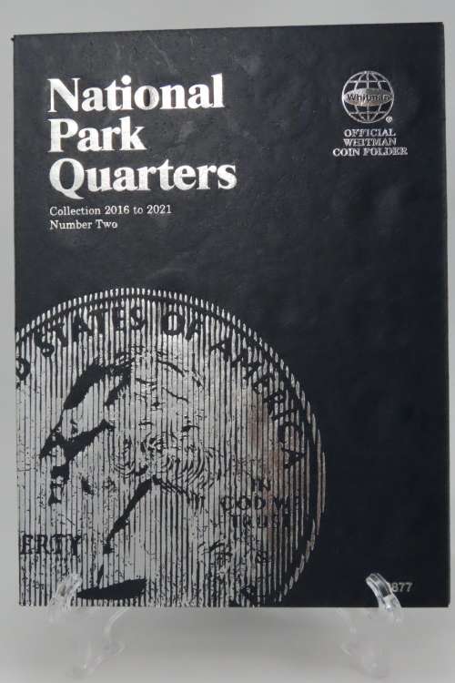 Collector`s Folder for National Parks Quarter Dollars Collection 2016 to 2021