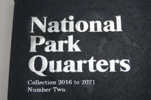 Collector`s Folder for National Parks Quarter Dollars Collection 2016 to 2021