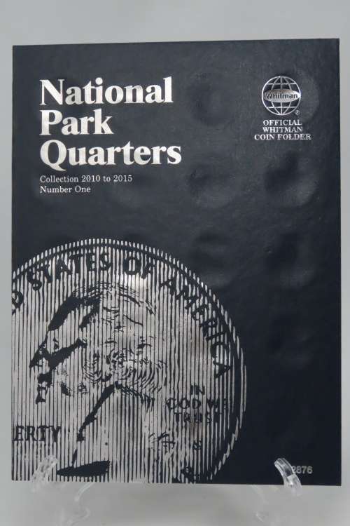 Collector`s Folder for National Parks Quarter Dollars Collection 2010 to 2015