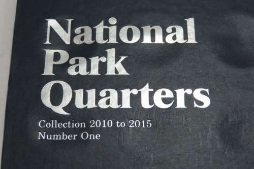 Collector`s Folder for National Parks Quarter Dollars Collection 2010 to 2015