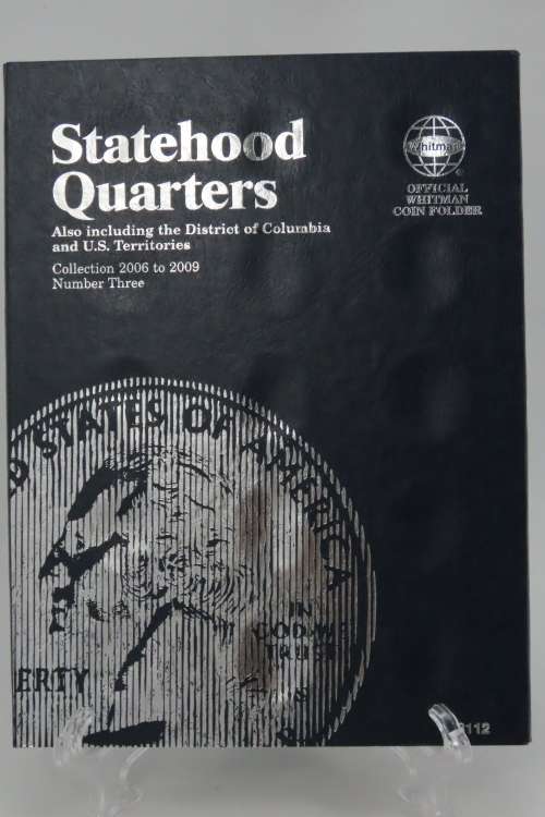 Collector`s Folder for Statehood Quarter Dollars Collection 2006 to 2009