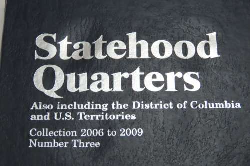 Collector`s Folder for Statehood Quarter Dollars Collection 2006 to 2009