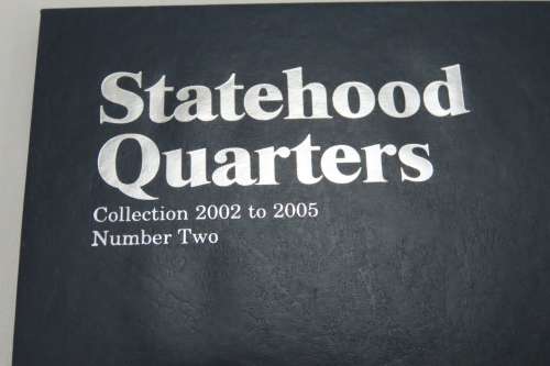 Collector`s Folder for Statehood Quarter Dollars Collection 2002 to 2005