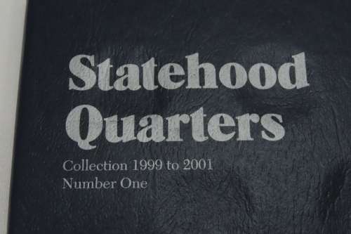 Collector`s Folder for Statehood Quarter Dollars Collection 1999 to 2001