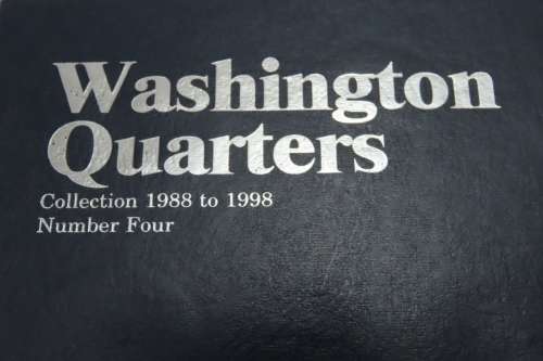 Collector`s Folder for Washington Quarter Dollars Collection 1988 to 1999