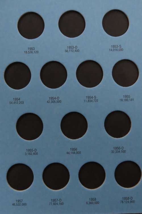 Collector`s Folder for Washington Quarter Dollars Collection 1948 to 1964