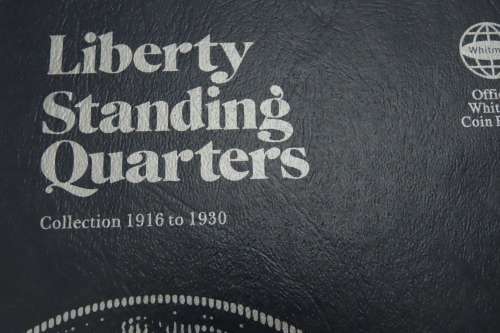 Collector`s Folder for Standing Liberty Quarter Dollars Collection 1916 to 1930