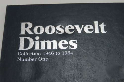 Collector`s Folder for Roosevelt Dime Collection 1946 to 1964