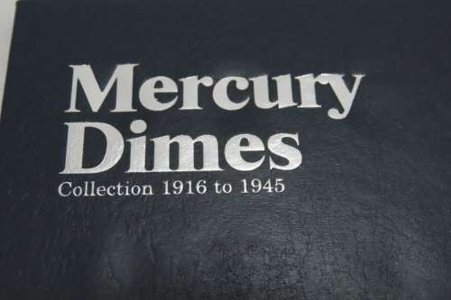 Collector`s Folder for Mercury Dime Collection 1916 to 1945
