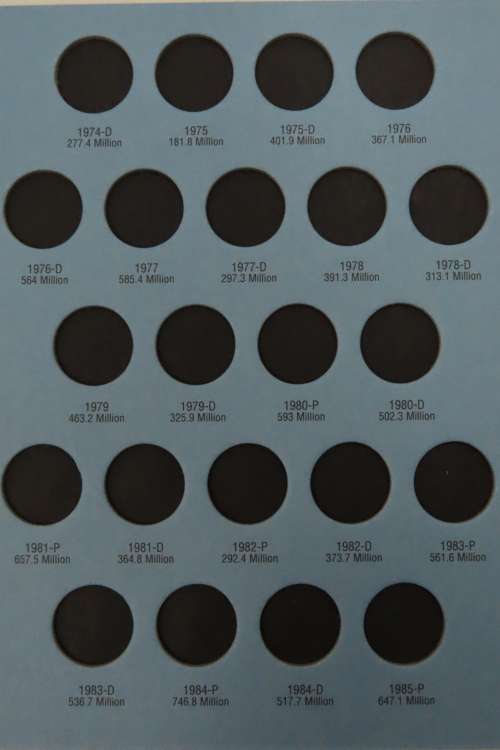 Collector`s Folder for Jefferson Nickel Collection 1962 to 1995