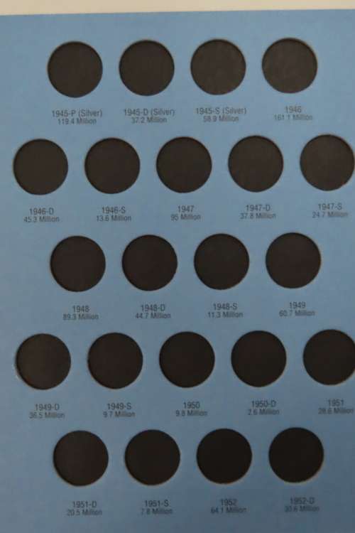 Collector`s Folder for Jefferson Nickel Collection 1938 to 1961