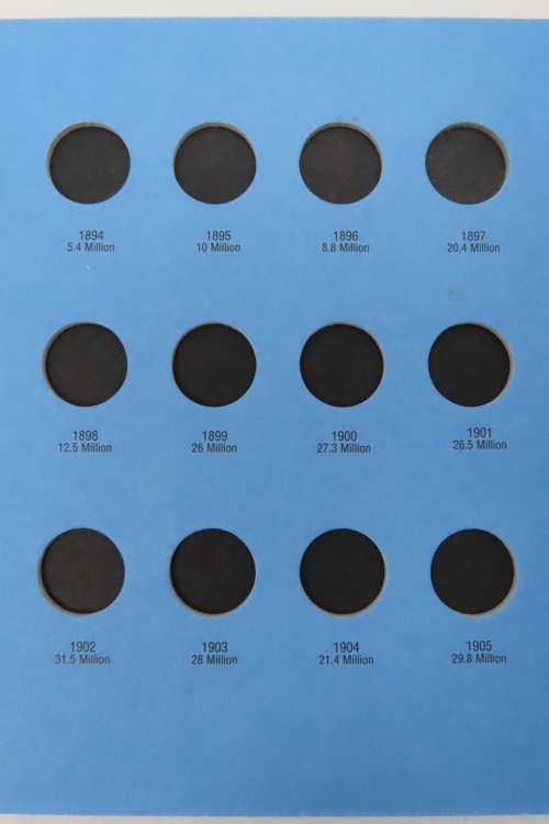 Collector`s Folder for Liberty Head Nickel Collection 1883 to 1912