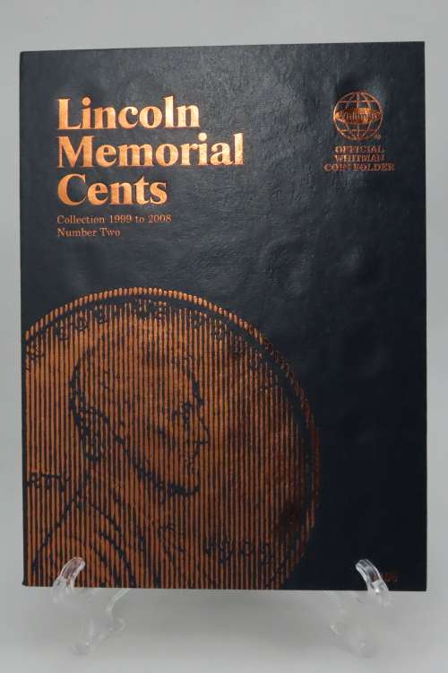 Collector`s Folder for Lincoln Penny Collection 1999 to 2008 Lincoln Memorial Cent