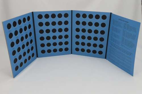 Collector`s Folder for Lincoln Penny Collection 1999 to 2008 Lincoln Memorial Cent