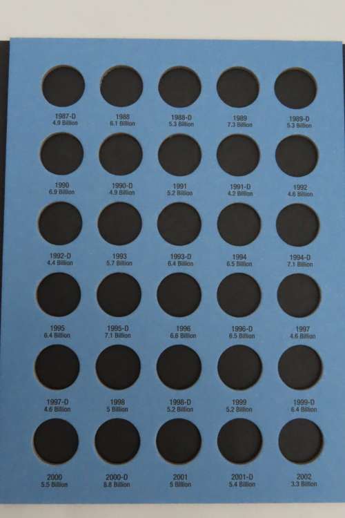 Collector`s Folder for Lincoln Penny Collection 1975 to 2013