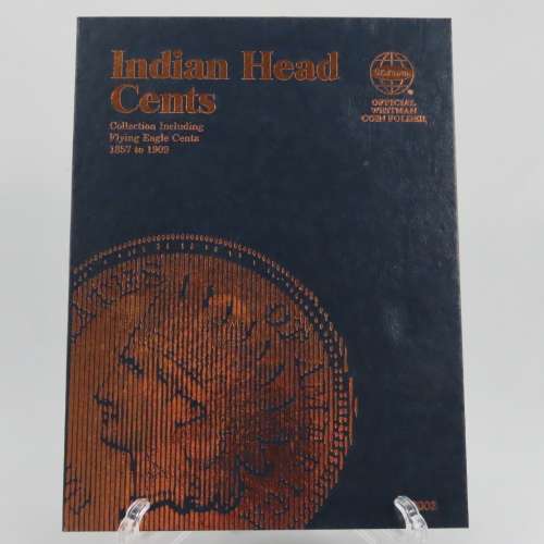 Collector`s Folder for Indian Head Cent Collection 1857 to 1909