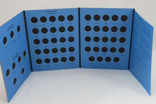 Collector`s Folder for Indian Head Cent Collection 1857 to 1909