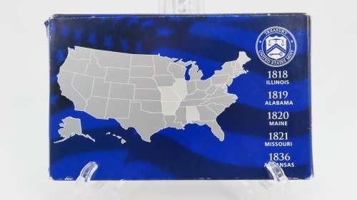 USA , 2003 Complete Statehood Quarters Proof set, 5 coin Set